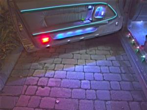 Puddle lights fitted car